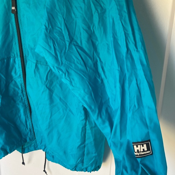‘90s Helly Hansen Teal Windbreaker Jacket - Picture 5 of 6